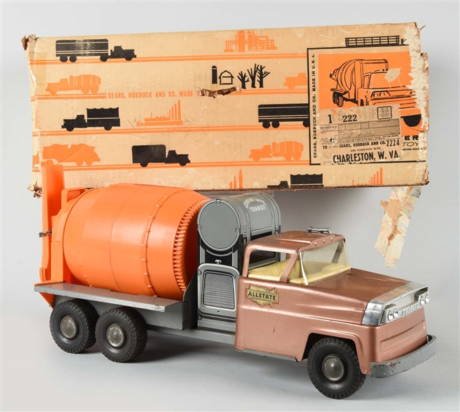 PRESSED STEEL ALL STATE CEMENT TRUCK.