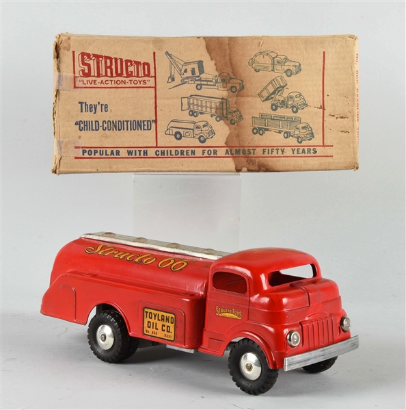 STRUCTO NO. 866 WIND UP TANKER TRUCK.