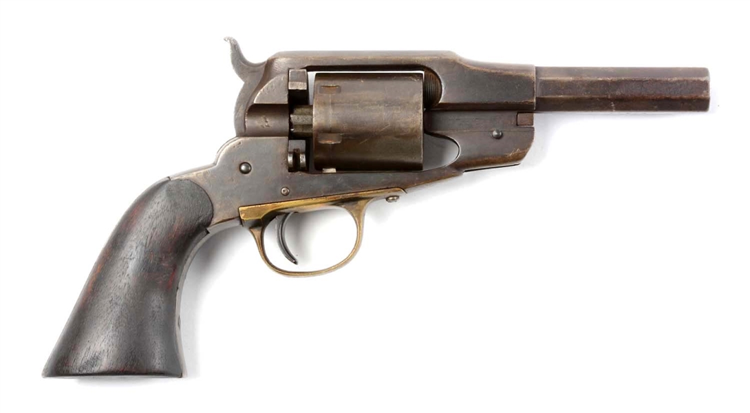 (A) REMINGTON NAVY CONVERSION AVENGING ANGEL REVOLVER.