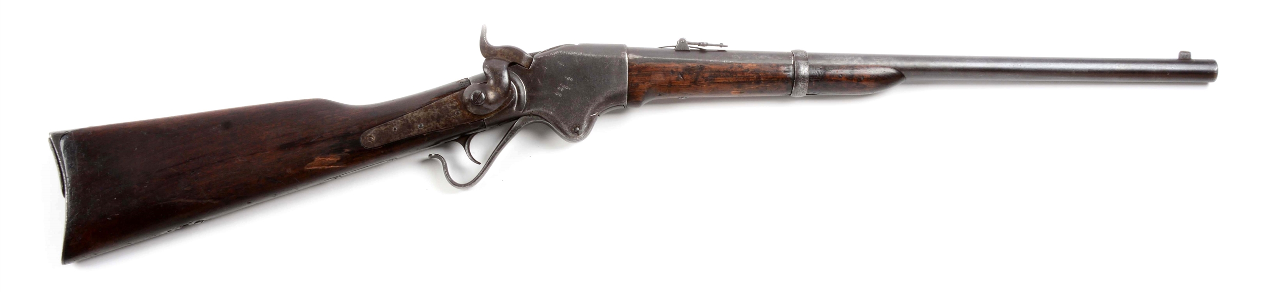 (A) SPENCER LEVER ACTION RIFLE.