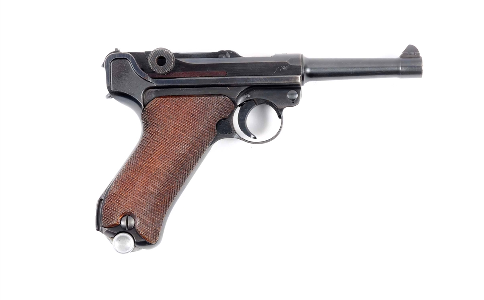 (C) 1934 MAUSER LUGER DATED CONTRACT (1942)/COMMERCIAL SEMI-AUTO PISTOL.