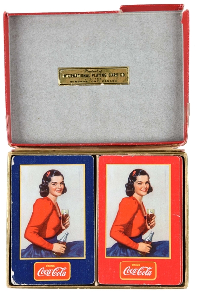 SET OF COCA - COLA PLAYING CARDS.
