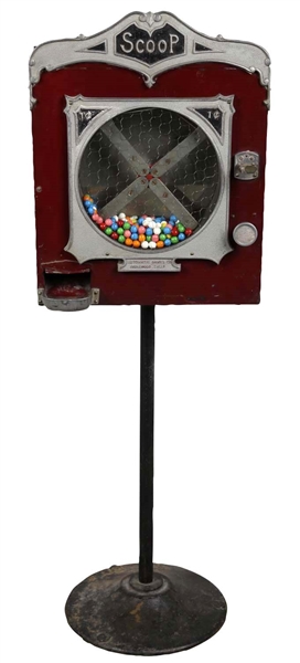 1¢ AUTOMATIC GAMES CO. SCOOP GUMBALL VENDOR