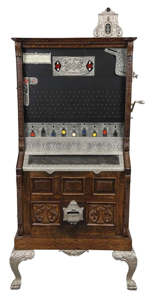 **5¢ MILLS NOVELTY CO. CRICKET UPRIGHT SLOT MACHINE