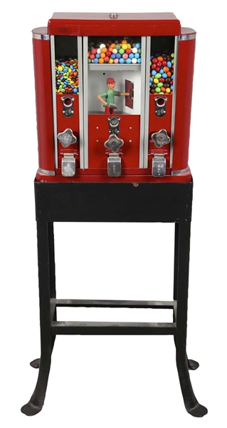 1¢ SCOOPY MFG. CO. 3 PRODUCT VENDING MACHINE 