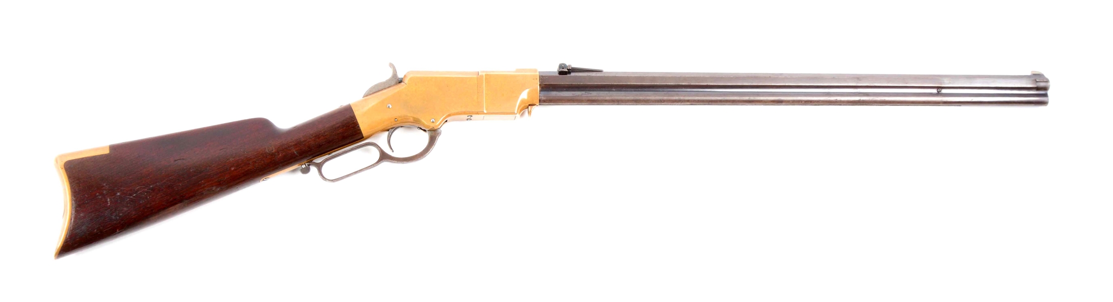 (A) PHENOMENAL IDENTIFIED MARTIALLY MARKED HENRY LEVER ACTION REPEATING RIFLE.