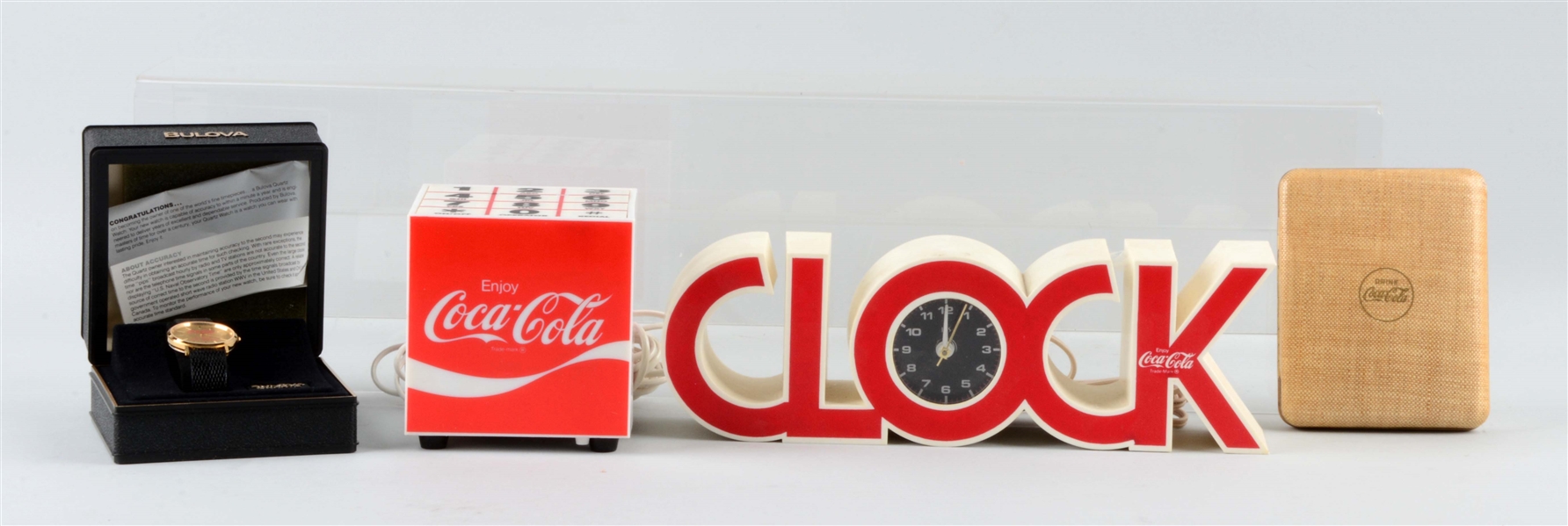 LOT OF 4: COCA-COLA ADVERTISING PIECES.