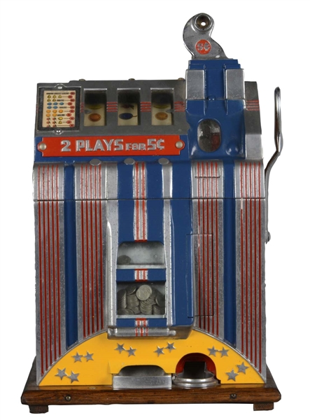 **5¢ MILLS NOVELTY SKYSCRAPER SLOT MACHINE