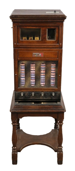 **5¢ O.D. JENNINGS ELECTROVENDER SLOT MACHINE