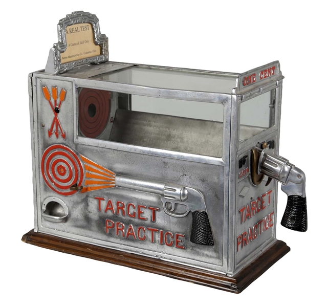 1¢ HANCE TARGET PRACTICE PISTOL SKILL ARCADE MACHINE