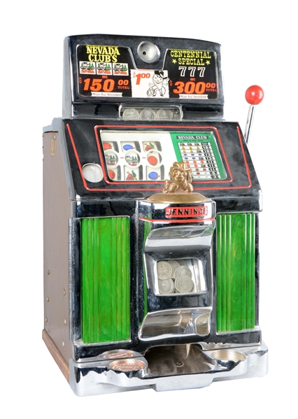 **$1 O.D. JENNINGS CONTINENTAL SLOT MACHINE 