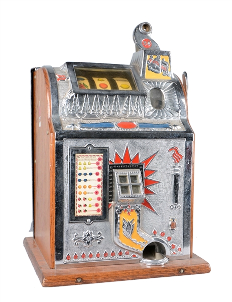 **5¢ MILLS TORCH FRONT SLOT MACHINE