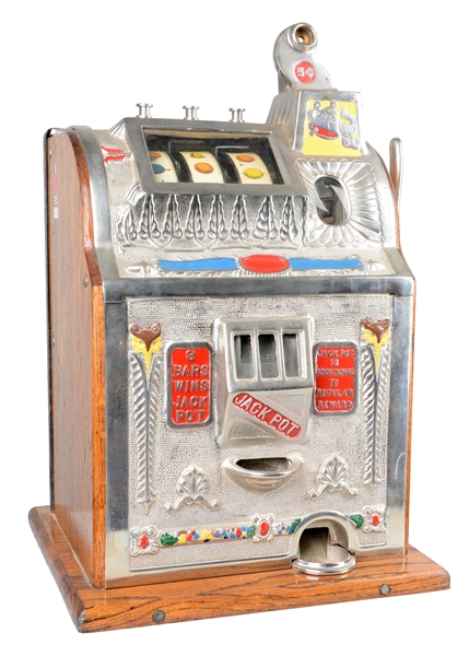 **5¢ MILLS NOVELTY CO. JACKPOT SLOT MACHINE