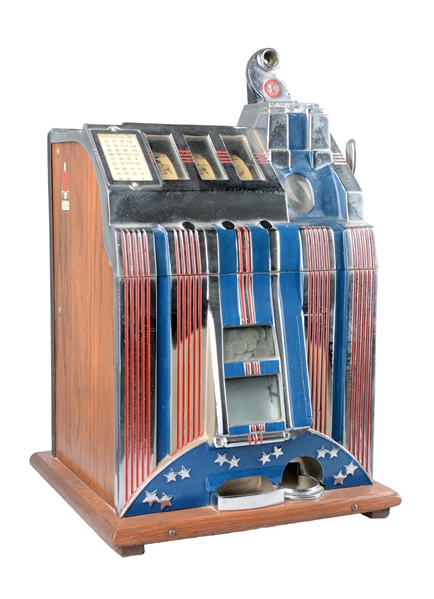 **5¢ MILLS NOVELTY CO. SKYSCRAPER SLOT MACHINE 