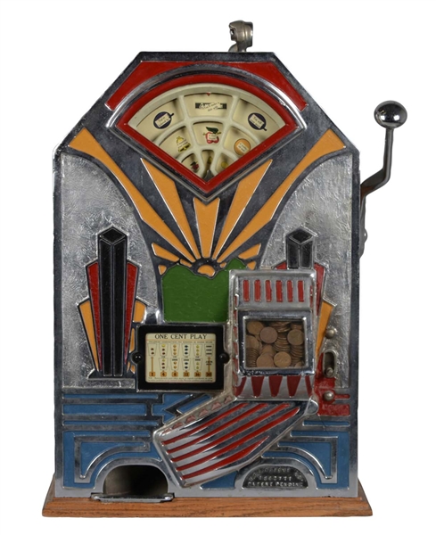 **1¢ JENNINGS LITTLE DUKE MODEL C SLOT MACHINE