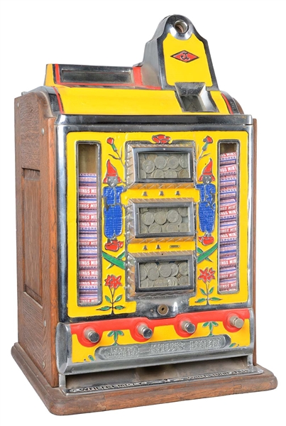 **5¢ JENNINGS DUTCH BOY TRIPLE JACKPOT SLOT MACHINE