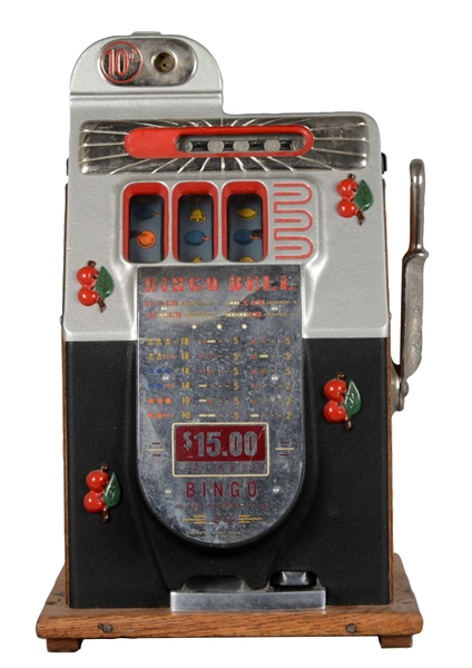 **10¢ AUTO-BELL BINGO BELL SLOT MACHINE