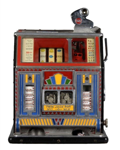 **5¢ WATLING MFG. CO. BABY BELL FRONT VENDER SLOT MACHINE  