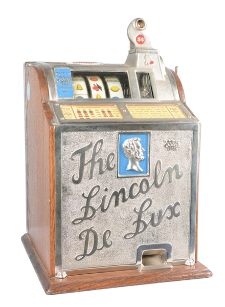 **5¢ WATLING MFG. CO. LINCOLN DE LUX SLOT MACHINE 