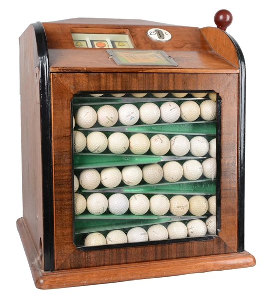 **25¢ JENNINGS SPORTSMAN GOLF BALL VENDOR SLOT MACHINE