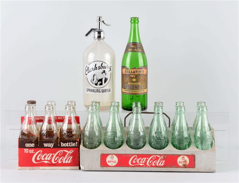 LOT OF 4: COCA-COLA BOTTLES