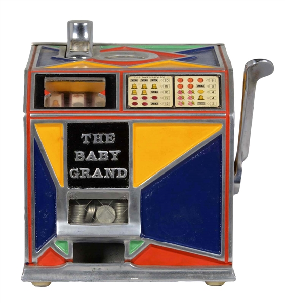 **5¢ C & F THE BABY GRAND SLOT MACHINE