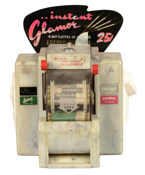 25¢ INSTANT GLAMOR PERFUME VENDING MACHINE
