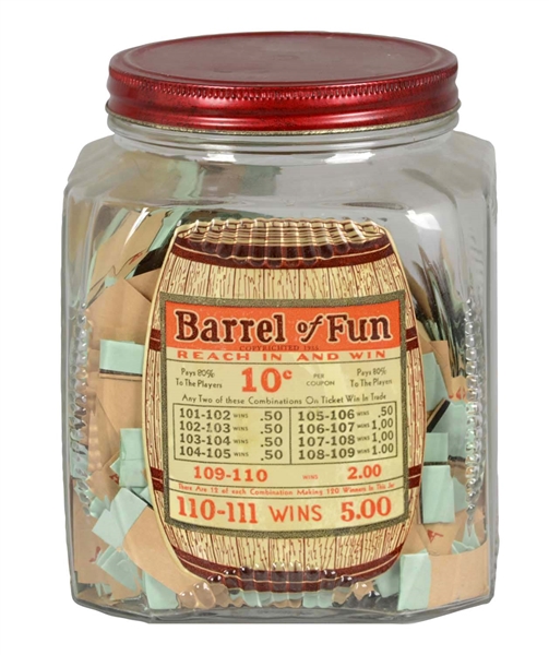 10¢ BARREL OF FUN TICKET TRADE STIMULATOR