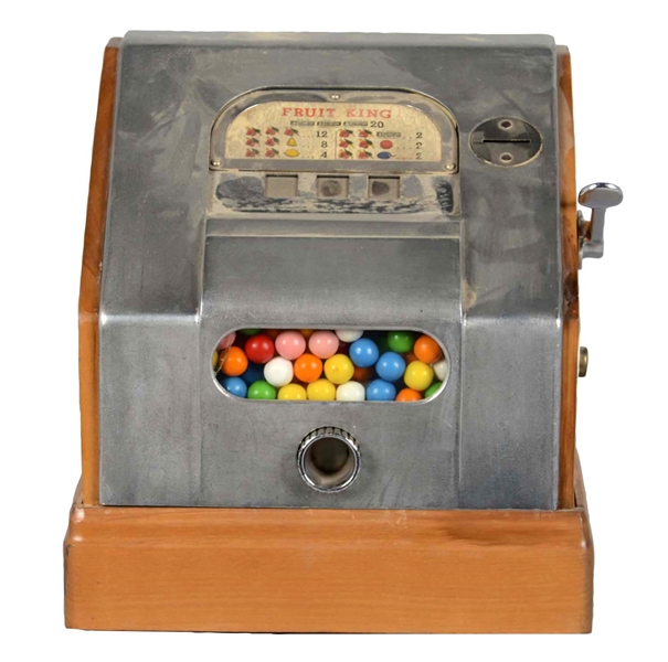 **1¢ MILLS NOVELTY CO. FRUIT KING TRADE STIMULATOR