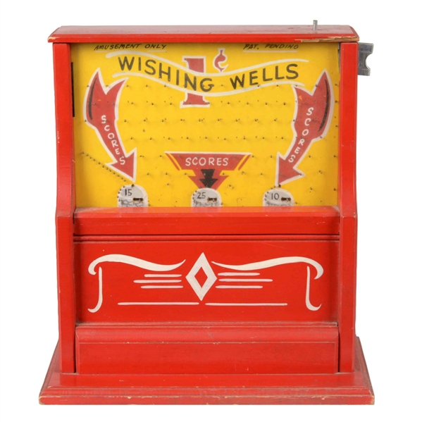 1¢ SKIPPER "WISHING WELLS" COUNTERTOP PIN FIELD GAME