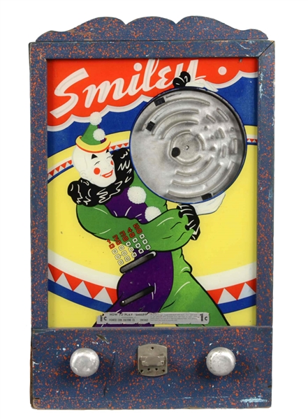 1¢ PIONEER COIN MACHINE CO. SMILEY SKILL GAME