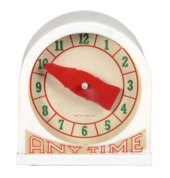 "ANY TIME" PLASTIC MANTEL CLOCK
