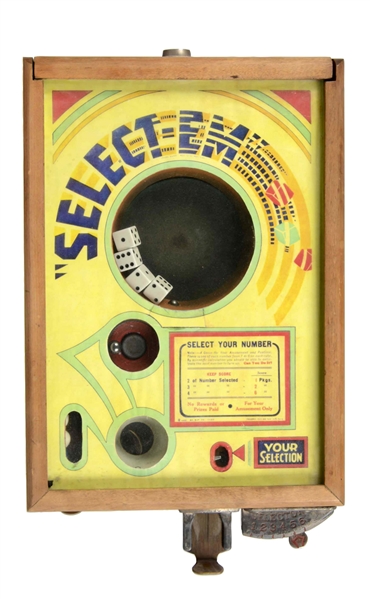 **25¢ ESCO SELECT-EM COUNTERTOP DICE TRADE STIMULATOR