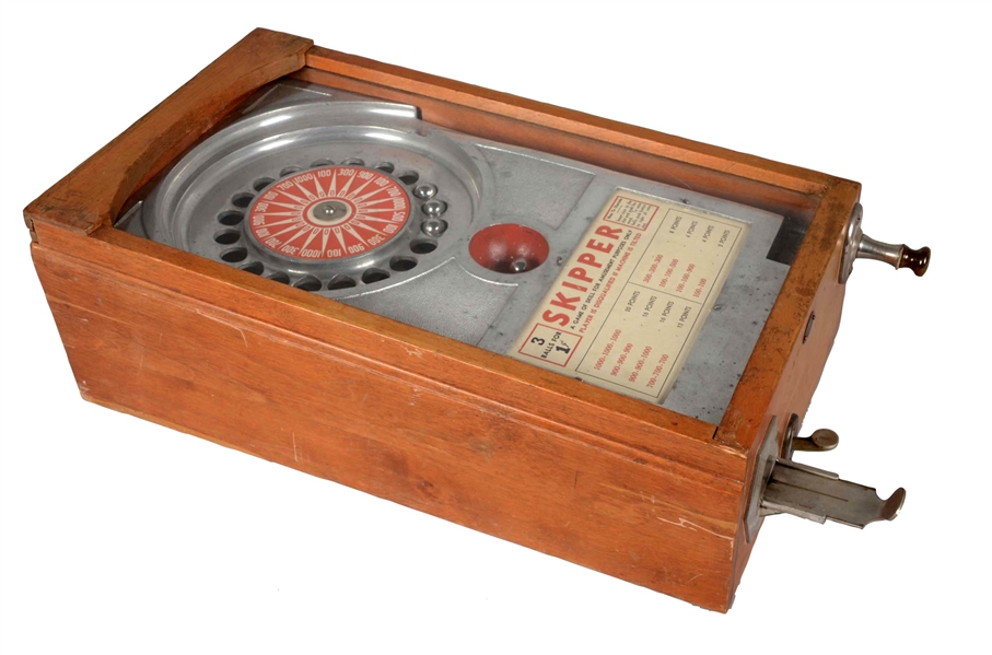 1¢ BALLY SKIPPER COUNTERTOP ROULETTE GAME