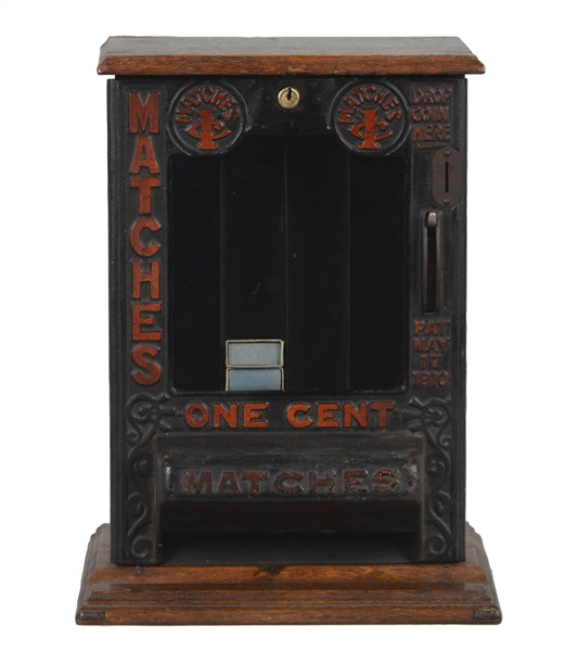 1¢ KREMA MFG. SAFETY MATCH VENDING MACHINE