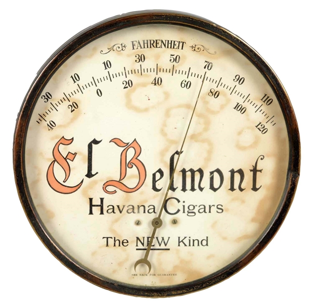 EL BELMONT HAVANA CIGARS THERMOMETER