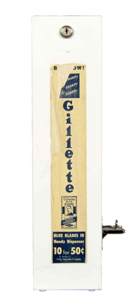 50¢ GILLETTE BLUE BLADES VENDING MACHINE