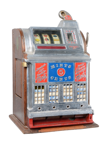 **5¢ SILVER KING MODEL 27 SLOT MACHINE