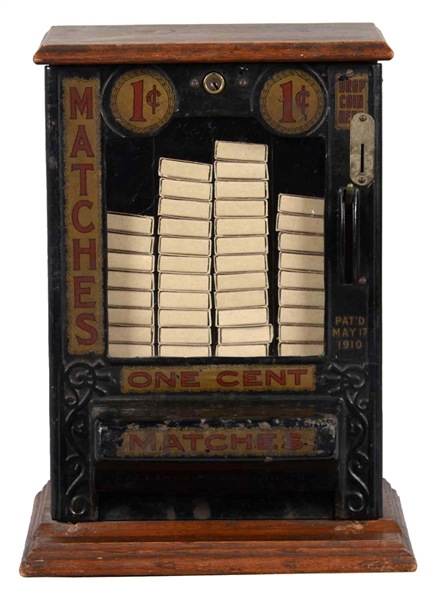 1¢ KREMA MFG. CO. MATCH VENDING MACHINE