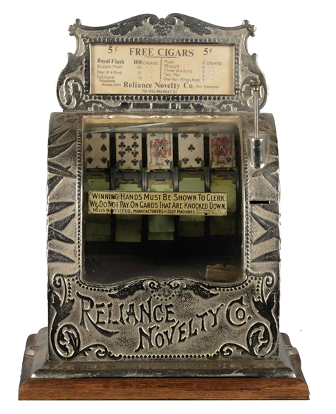 **5¢ RELIANCE NOVELTY CO. VICTOR TRADE STIMULATOR