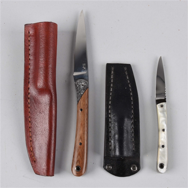 LOT OF 2: CUSTOM FIXED BLADES BY NJC.