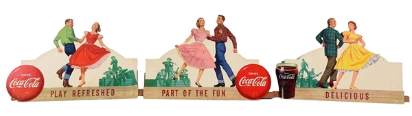 1957 COCA - COLA SQUARE DANCE FESTOON.