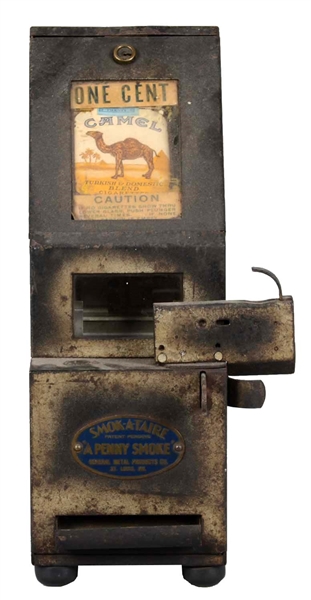 1¢ GENERAL METAL PRODUCTS SMOKE-A-TAIRE VENDING MACHINE