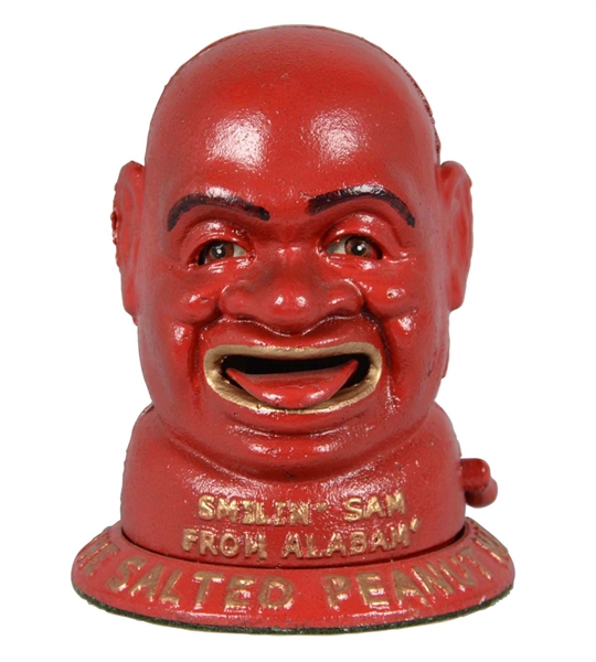 SMILIN SAM FROM ALABAM COIN BANK