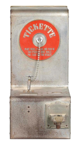 **5¢ MILLS NOVELTY TICKETTE HOLE-PUNCH TRADE STIMULATOR