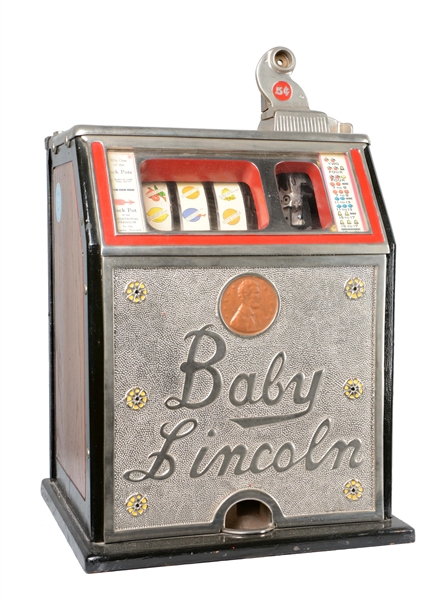 **5¢ WATLING BABY LINCOLN SLOT MACHINE