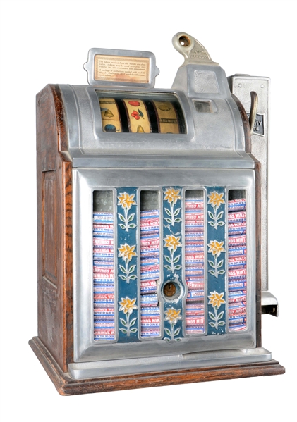 **5¢ JENNINGS FRONT VENDOR SLOT MACHINE