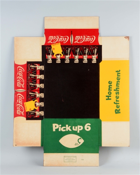 CARDBOARD COCA - COLA PICK UP 6 DISPLAY.