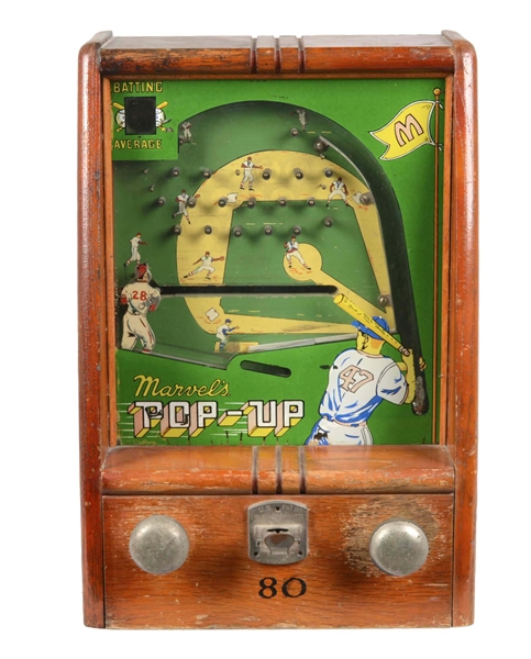 1¢ MARVEL "POP UP" BASEBALL GAME