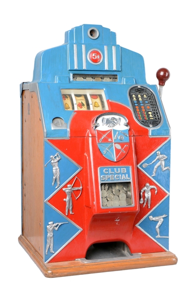 **5¢ O.D. JENNINGS CLUB SPECIAL SLOT MACHINE